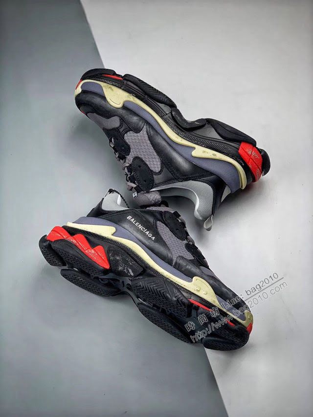 Balenciaga經典款男女鞋 巴黎世家頂級版本Triple-S 17老爹鞋 Balenciaga情侶款老爹鞋  hdbl1227